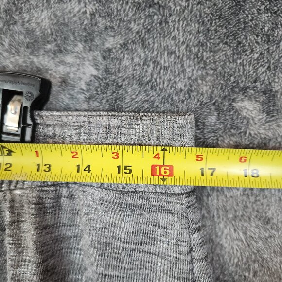 JM Collection Wide Leg Flare Pants Womens L Silver Shiny Pull On Stretch New - Picture 7 of 10